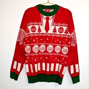 Revolt Sweaters‎ Small Ranboo Limited Edition Red Holiday Christmas Sweater